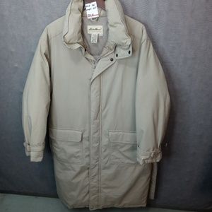 Eddie Bauer Men's Goose Down Insulated Long Coat (Lg)